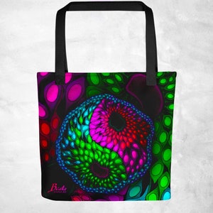 Minibrain Organoid Tote Bag (Science Art, Fashion, Molecular Biology, Neurobiology, Brain, Cells, Drawing, STEM, Teacher, Gift, PhD)