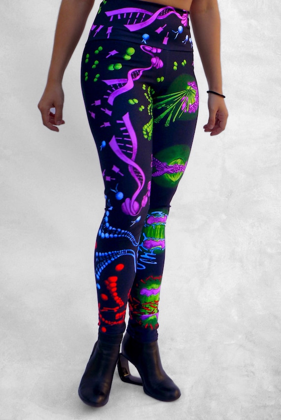 Molecular Leggings science Art, Fashion, Molecular Biology