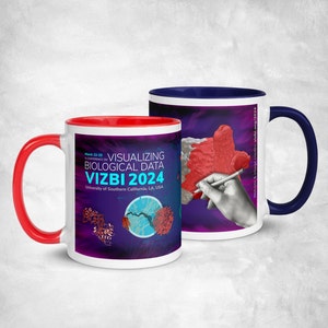 VIZBI 2024 Conference Mug (Visualizing Biological Data)