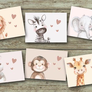 Postkarte | Safari-Tier nach Wunsch