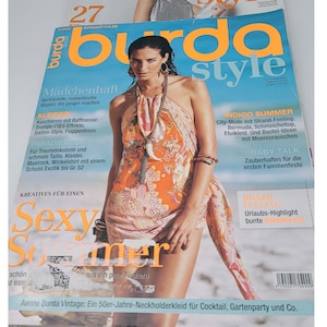 Burda Moden Jahrgang 2012 verschiedene Nähhefte Nähanleitungen