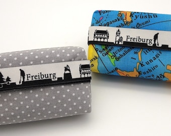 skyline Freiburg, tissue pouch als little handbag organizer