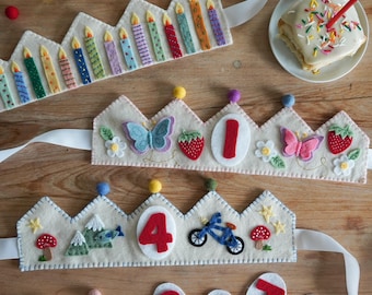 Felt Birthday Crown Craft Guide | Heirloom Birthday Tradition (Digital Download)
