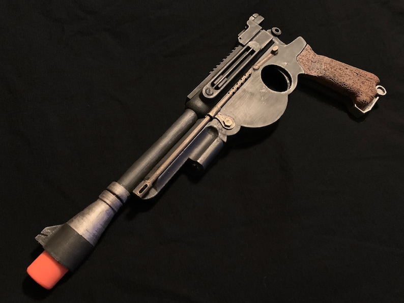 The Mandalorian Blaster Pistol Gun Star Wars Movie Prop Weapon Etsy UK