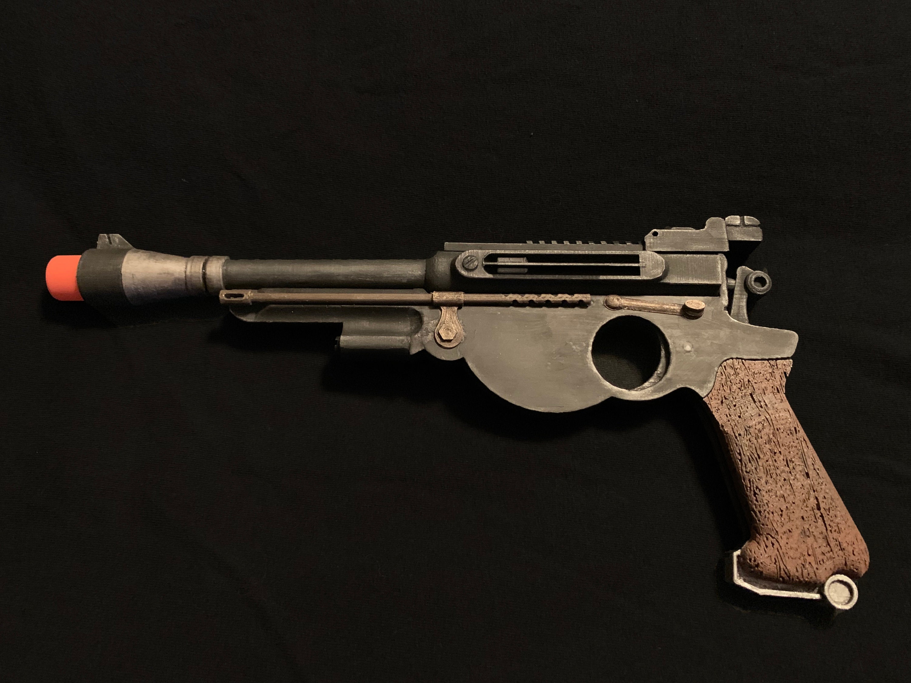 The Mandalorian Blaster Pistol Gun Star Wars Movie Prop Weapon Etsy UK