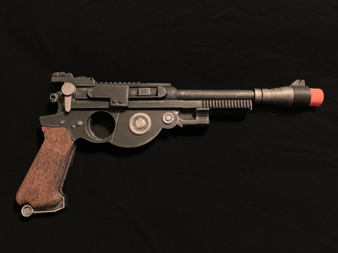 The Mandalorian Blaster Pistol Gun Star Wars Movie Prop Weapon Etsy