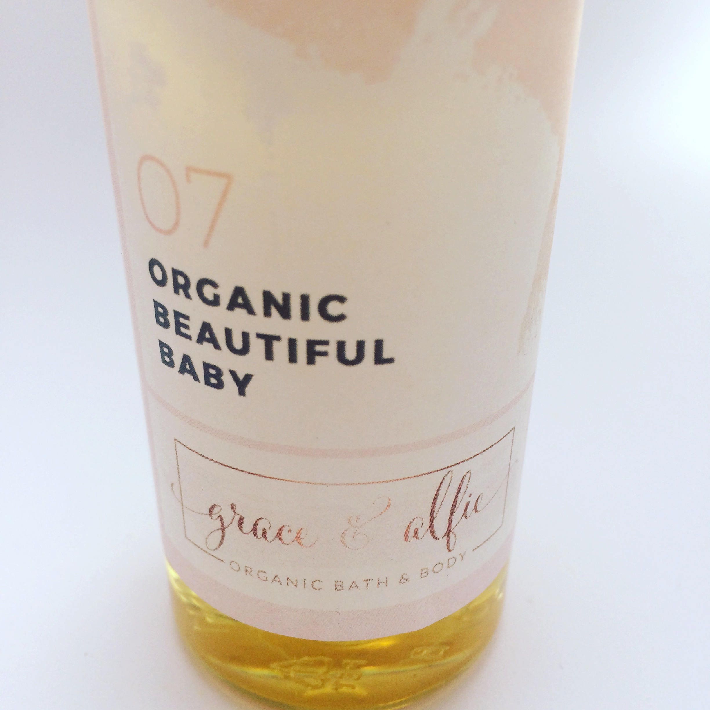 No 7 Organic Beautiful Baby Massage Oil from birth Etsy España