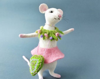 Mouse art doll Collectible toy Girl gift