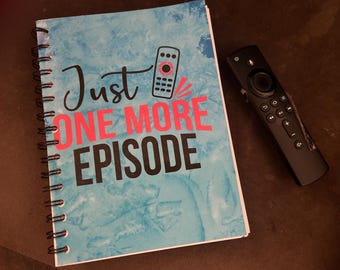 TV Series Tracker Journal for Fan Binge Watching Guide Diary Episode Notes Television Plan Recording System tv Lover Present