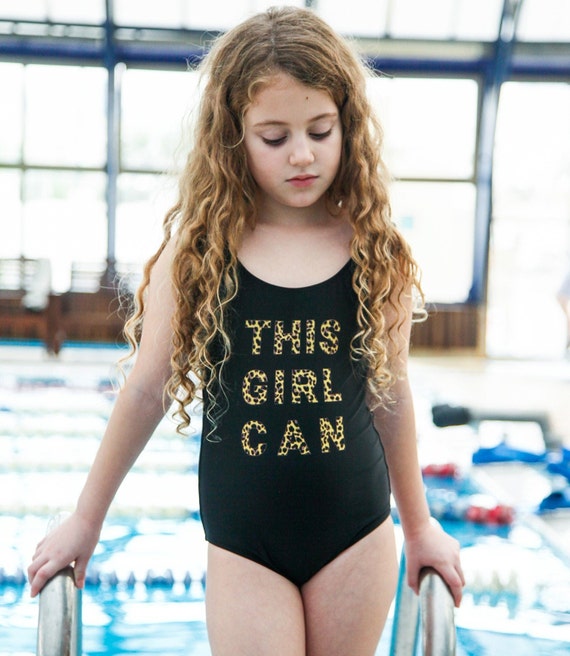 girls black one piece