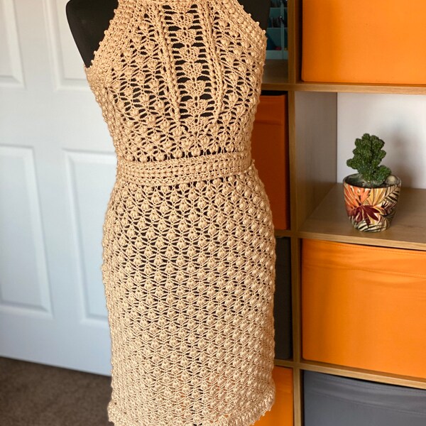 Crochet Lace Dress - Etsy