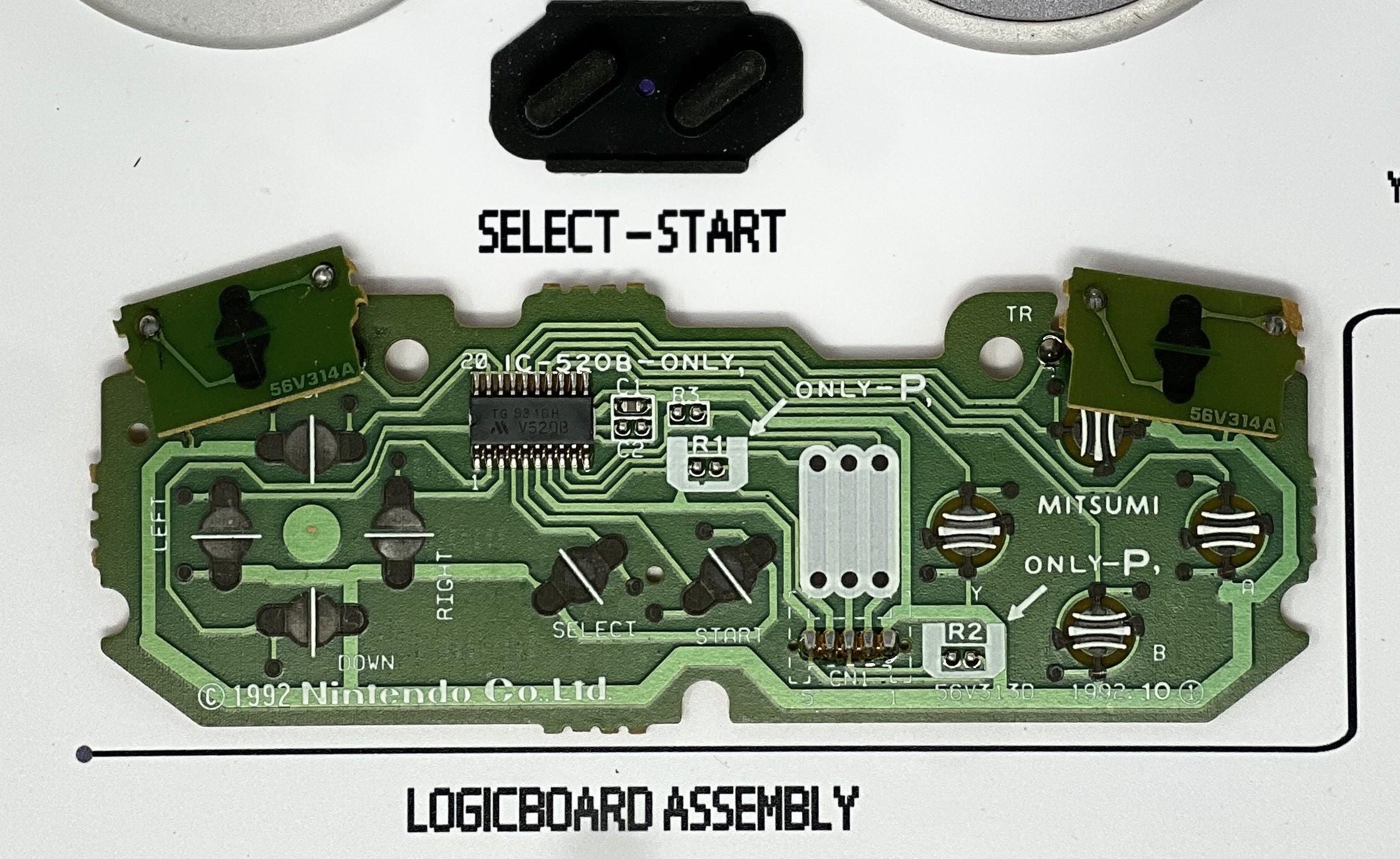 Framed Super Nintendo Controller Disassembled Wall Art Decor. Teardown ...