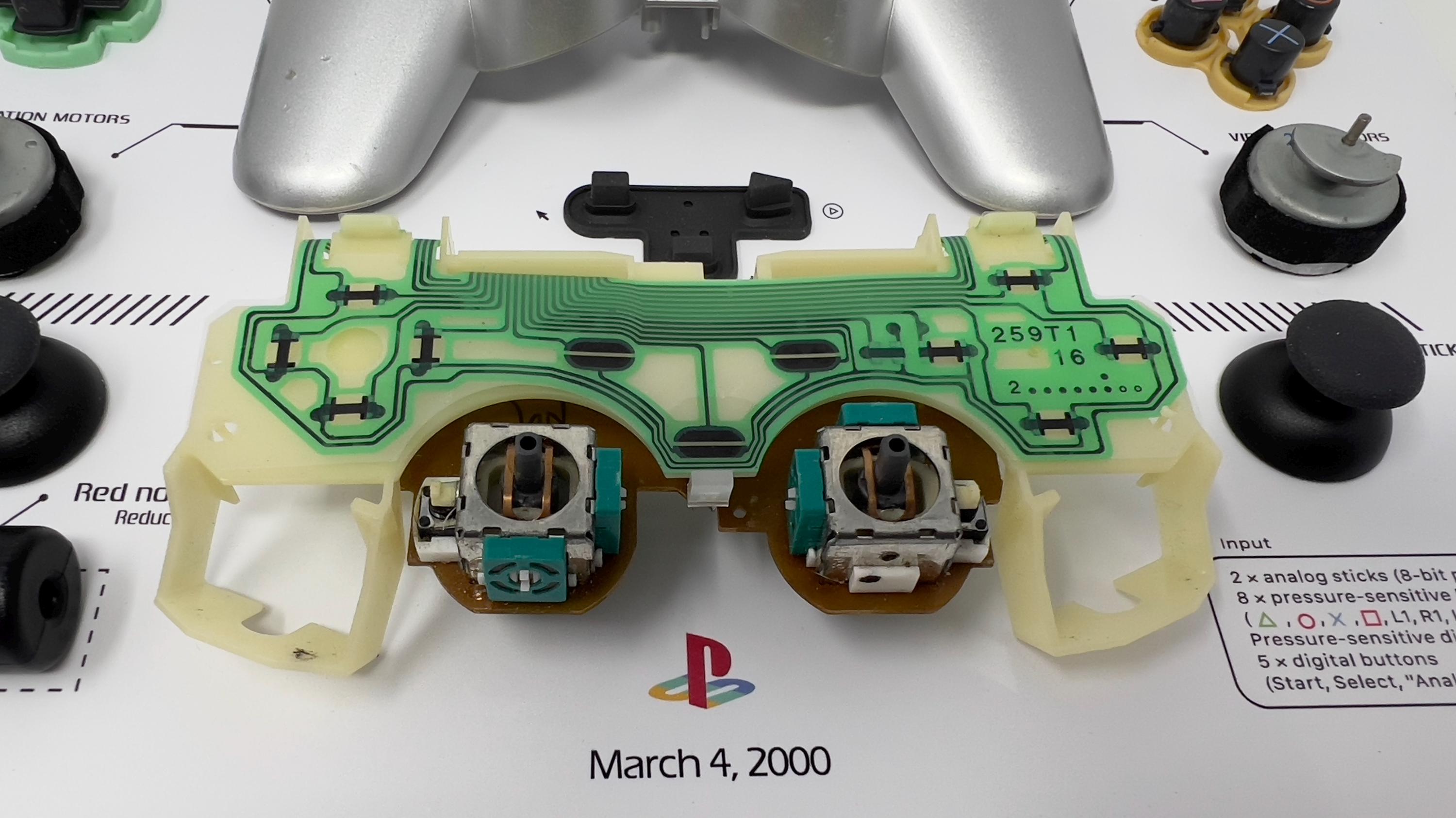 Framed PS2 Black Controller Disassembled Wall Art Decor. Teardown ...