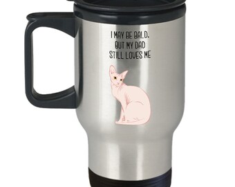 SPHYNX CAT Fridge Magnet Novelty Gift Present I/'M HAPPILY OWNED BY A