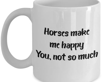 Novelty Funny Goats Make Me Happy You Not So Much Mug Gift Present