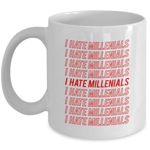 Funny Boomer Mug - Baby Boomer Coffee Cup, Millenial Gift Idea Mug - Funny Coffee Cup - Thank You Basket Gifts for Christmas Birthday...