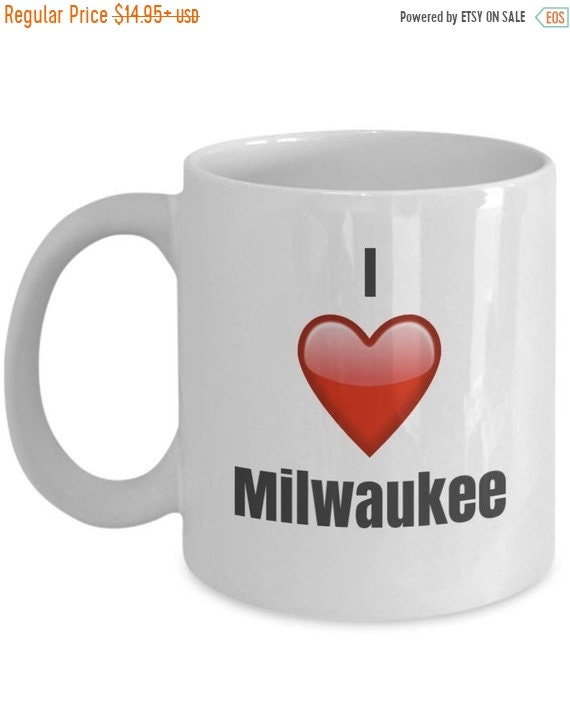 LIMITED SALE I Love Milwaukee Milwaukee Mug Milwaukee Coffee 