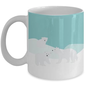 Polar Bear Mug - Funny Tea Hot Cocoa Coffee Cup - Novelty Birthday Christmas Anniversary Gag Gifts Idea