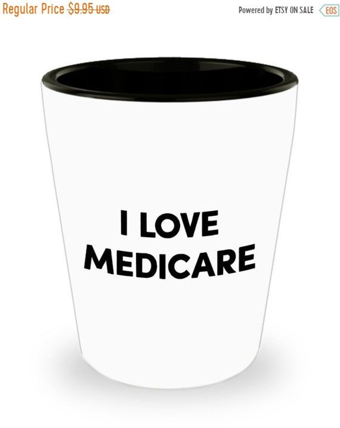 LIMITED SALE I Love Medicare Shot Glasses Novelty Birthday Etsy