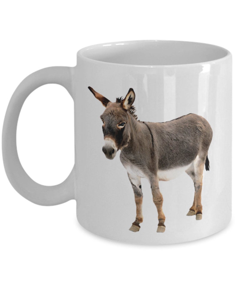Baby Donkey Mug Funny Tea Hot Cocoa Coffee Cup Novelty Birthday Christmas Anniversary Gag Gifts Idea image 1