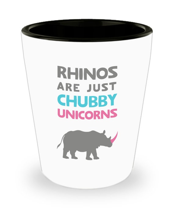 Rhinos Are Just Chubby Unicorns Shot 