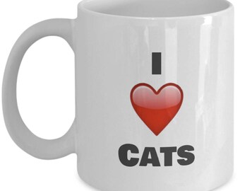I love My cats, cat Mug, cat Coffee Mug, cat Gifts