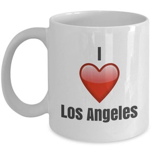 I Love Los Angeles, Los Angeles Mug, Los Angeles Coffee Mug, Los Angeles Gifts