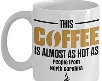 LIMITED SALE North Carolina Mug, North Carolina coffee mug,  i love North Carolina mug