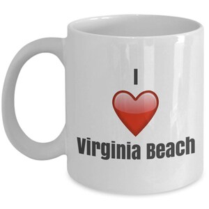 I Love Virginia Beach, Virginia Beach Mug, Virginia Beach Gift, Virginia Beach Coffee Mug