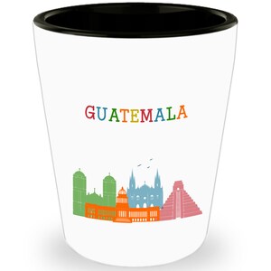 Guatemala Shot Glass- Novelty Birthday Christmas Anniversary Gag Gifts Idea