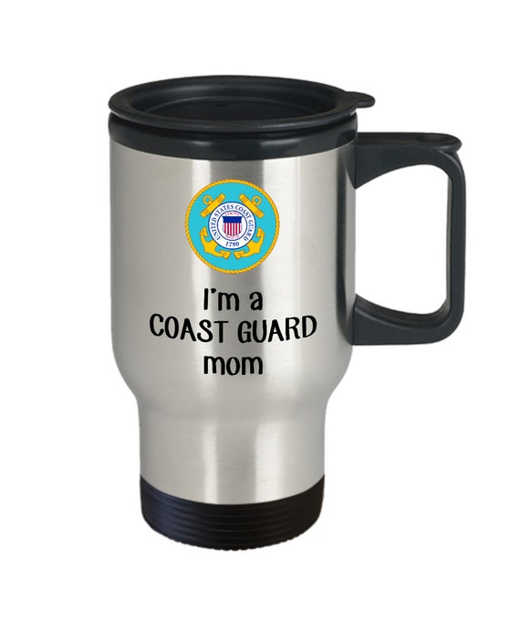 Funny Tea Hot Cocoa Coffee Cup Novelty Birthday... Coast Guard Mom Mug 