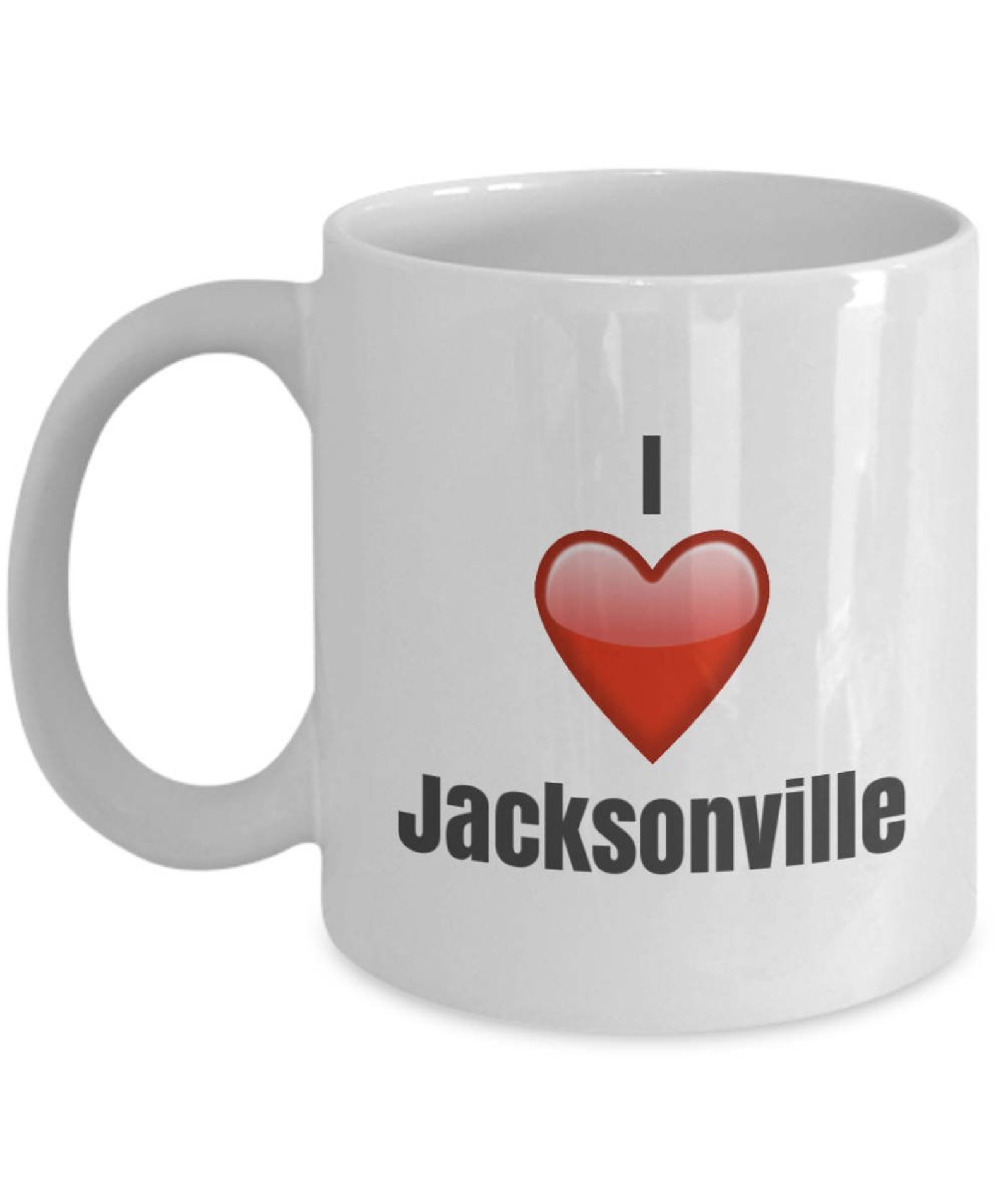 I Love Jacksonville Jacksonville Mug Jacksonville Coffee Etsy
