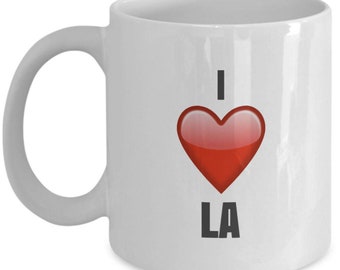 I Love LA, Los Angeles Mug, Los Angeles Coffee Mug, Los Angeles Gifts