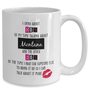 Montana coffee mug, montana gifts, montana emblem mug, gifts for montana, state coffee mug, relocating to montana gift, birthday christma...