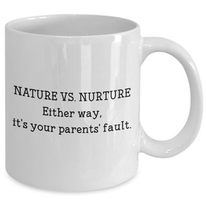 LIMITED SALE Psychology Pun Mug -  Funny Tea Hot Cocoa Coffee Cup - Novelty Birthday Gifts Idea