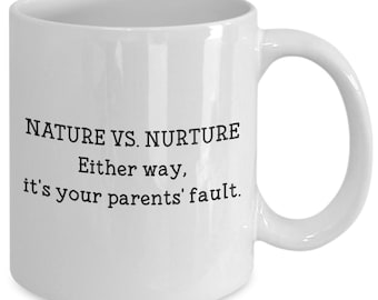 BEPERKTE VERKOOP Psychology Pun Mug - Funny Tea Hot Cocoa Coffee Cup - Nieuwigheid Verjaardagscadeaus Idee