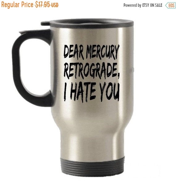 BEPERKTE verkoop lieve Mercurius Retrograde ik je | Etsy