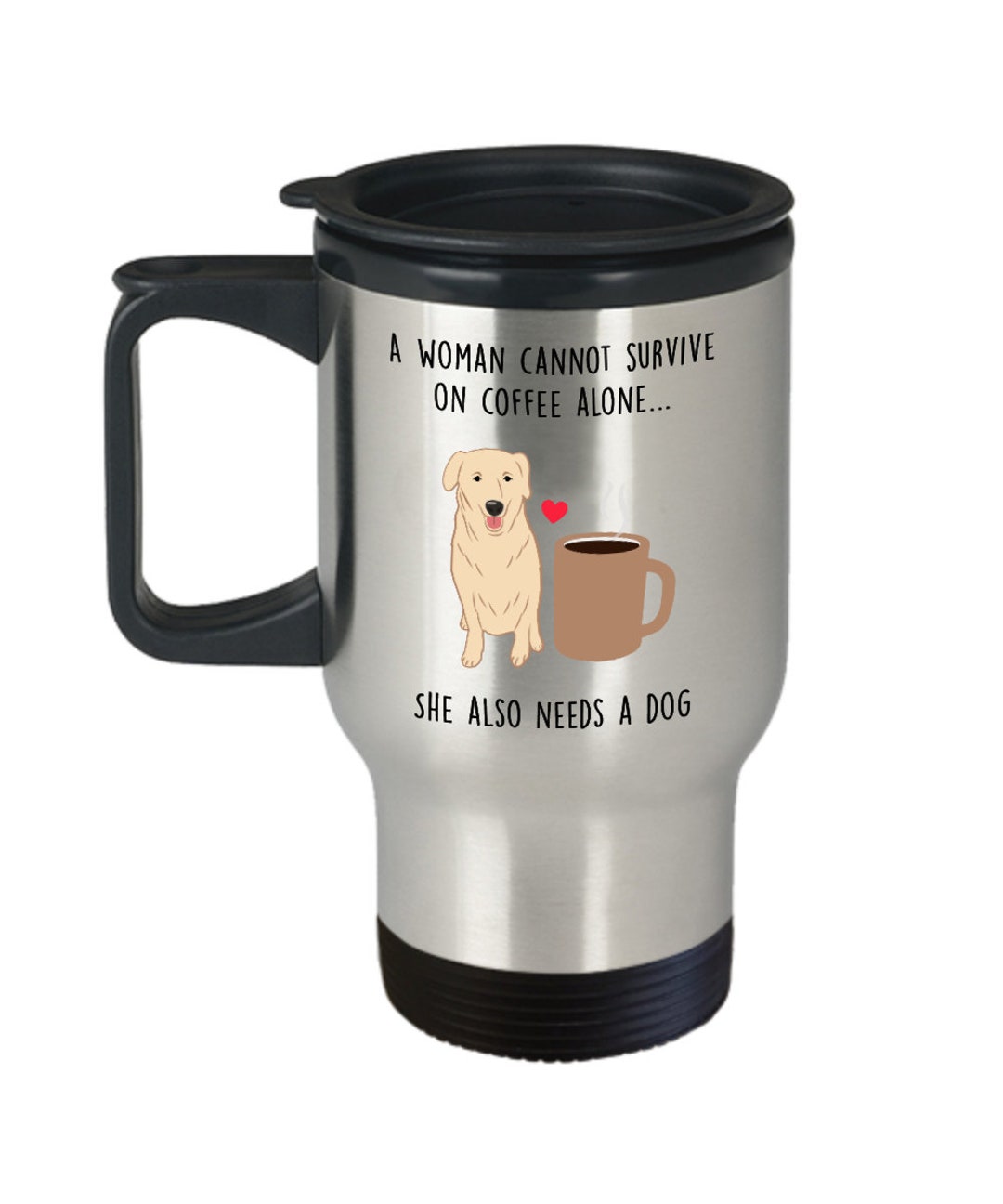 Insulated Coffee Travel Mugs - I Like Long Romantic Walks Down Every A –  Island Dog T-Shirt Company