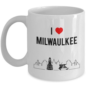 Milwaukee City Coffee Mug - Milwaukee Mug - Wisconsin Coffee Cup