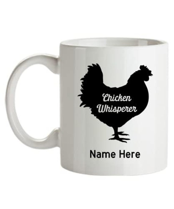 Tazza Personalizzata Con Pollice - Regalo Unico Con Nome E Messaggio - Tazza In Ceramica 11oz (Blu, Tema Animali)