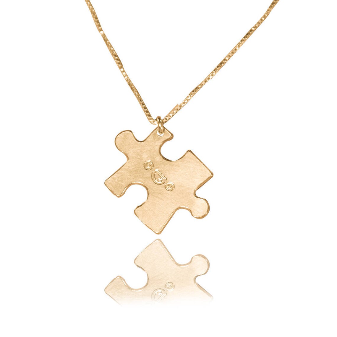 Puzzle necklace engraved necklace engraved puzzle necklace Etsy