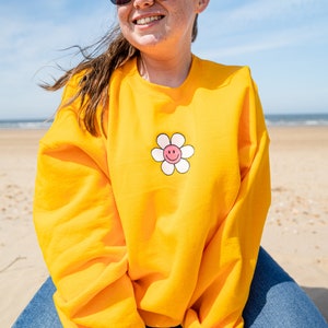 Yellow Slogan Jumper Etsy UK