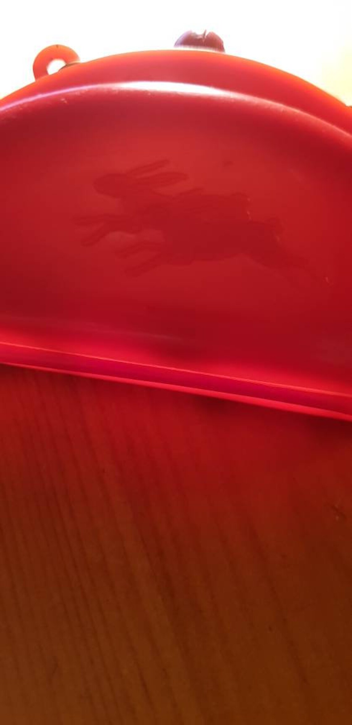 Vintage Mini Red Plastic Coin Purse With Chain and Two March Etsy