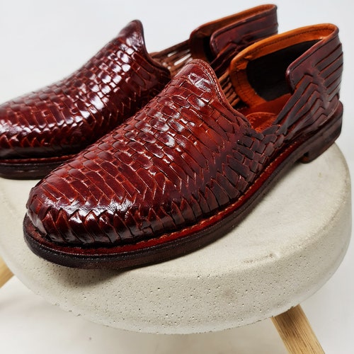Schoenen Herenschoenen sandalen zapatos mexicanos hechos een mano Huaraches zapatos para hombre 