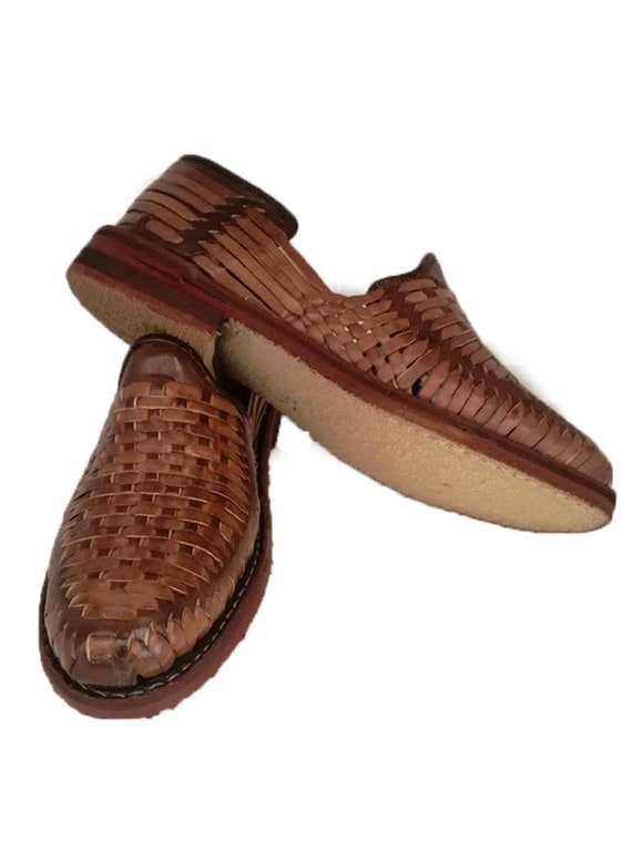 Sandalia huarache cerrada para hombre hecha a mano | Etsy México