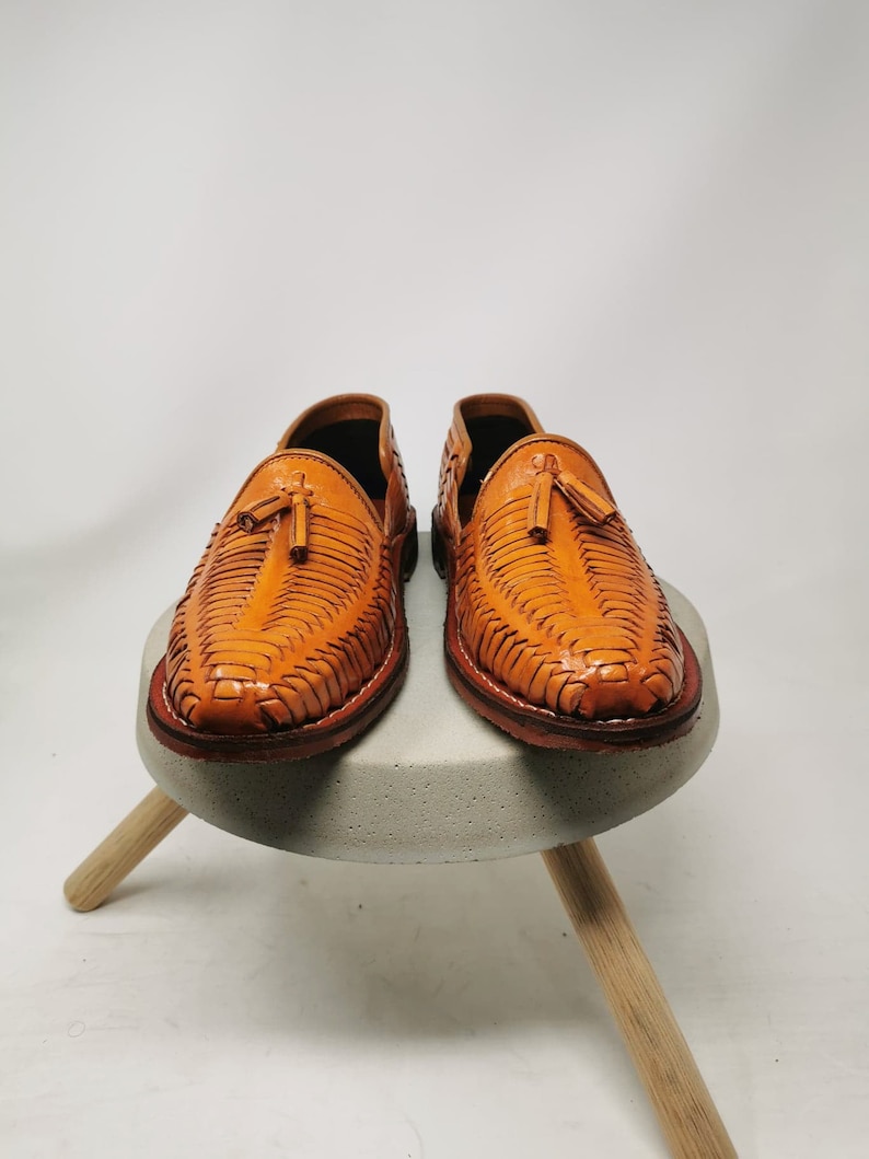 Mexican Huaraches for Men 100% Leather Shoes Made in Mexico. - Etsy