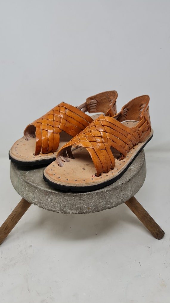 Mens Huaraches Sandals Mexican. 100 Leather Vintage. Handmade. Handmade Beach Huarache. Handmade Etsy Canada