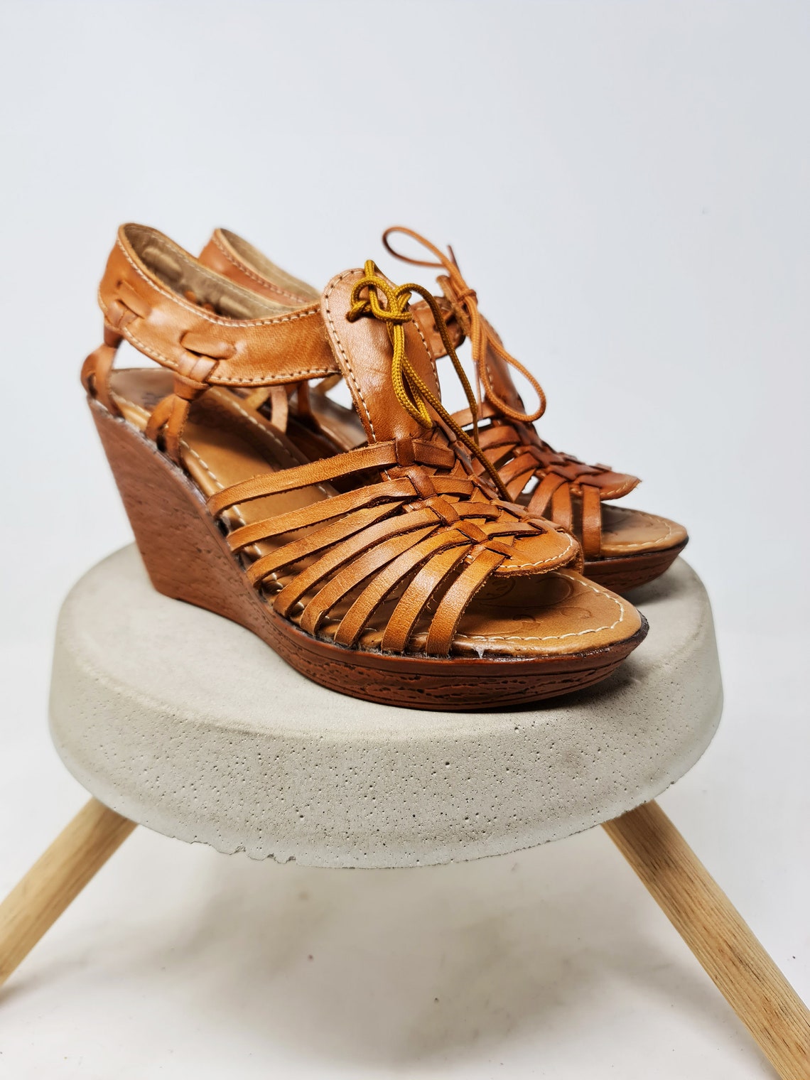 huaraches womens yellow