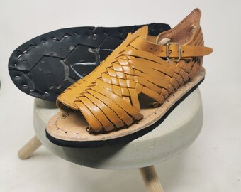 Huaraches para hombre con correa para abrochar sandalias | Etsy México