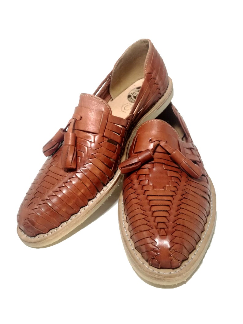 Mexican Huaraches for Men Huaraches With Tassels Huarache - Etsy